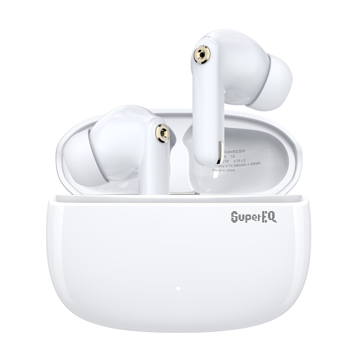 Наушники SuperEQ S10 Bluetooth 5.4 TWS с активным шумоподавлением и микрофонами ENC, игровой режим 
