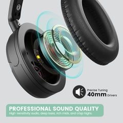 SuperEQ Y101 Wired Ultra-light Headset Stereo 3.5mm AUX Music  40mm Drivers for MP3/Computer/phone