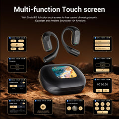 Supereq 802 Offene Ohrluftleitungs -Headset mit multifunktionalem Display -Bildschirm